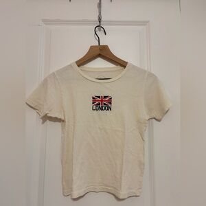 Women’s Off White London Graphic Baby Tee